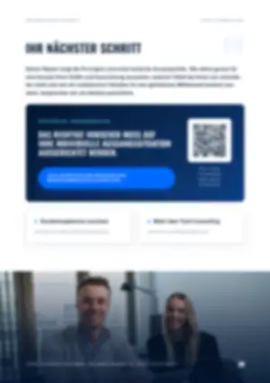 Weitere Seite des Reports (unscharf)